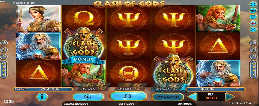 jackpot clash dos deuses