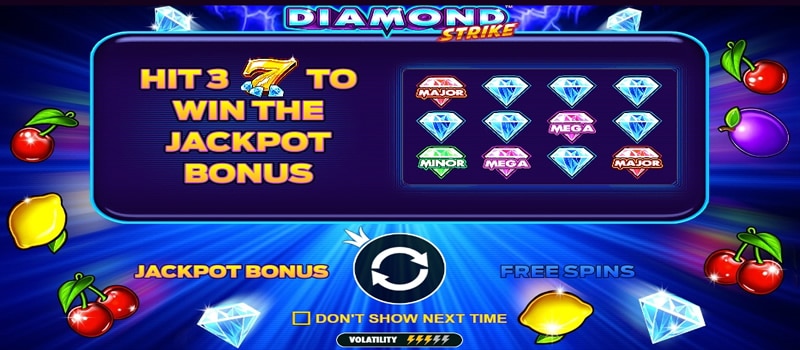 jackpot da greve dos diamantes