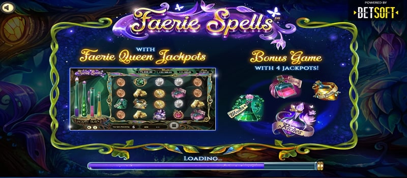 feitiços de faeria jackpot